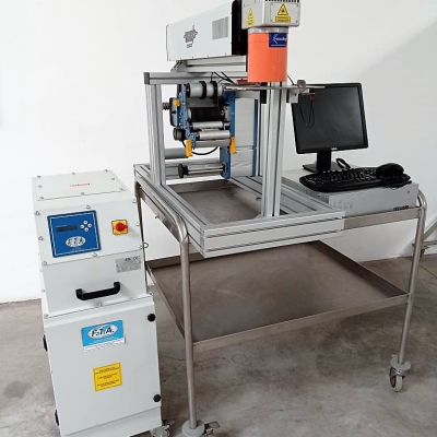 etichettatriceconstampantelaser_labellingmachinewithlasermarkersystem_ telesisetipack
