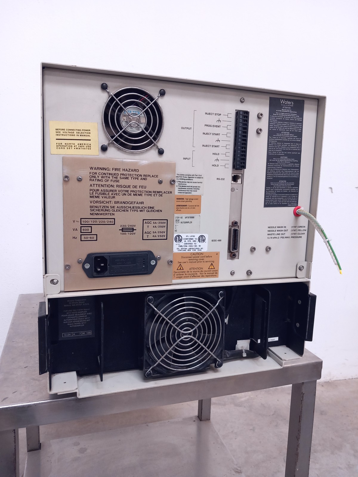 AUTOMATED SAMPLER – WATERS – MOD. 717 PLUS (COD. LAB-COMP-61 ...